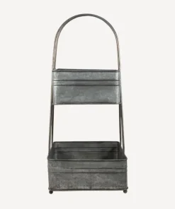 Online 2 Tier Square Metal Basket Kitchen & Dining Accessories