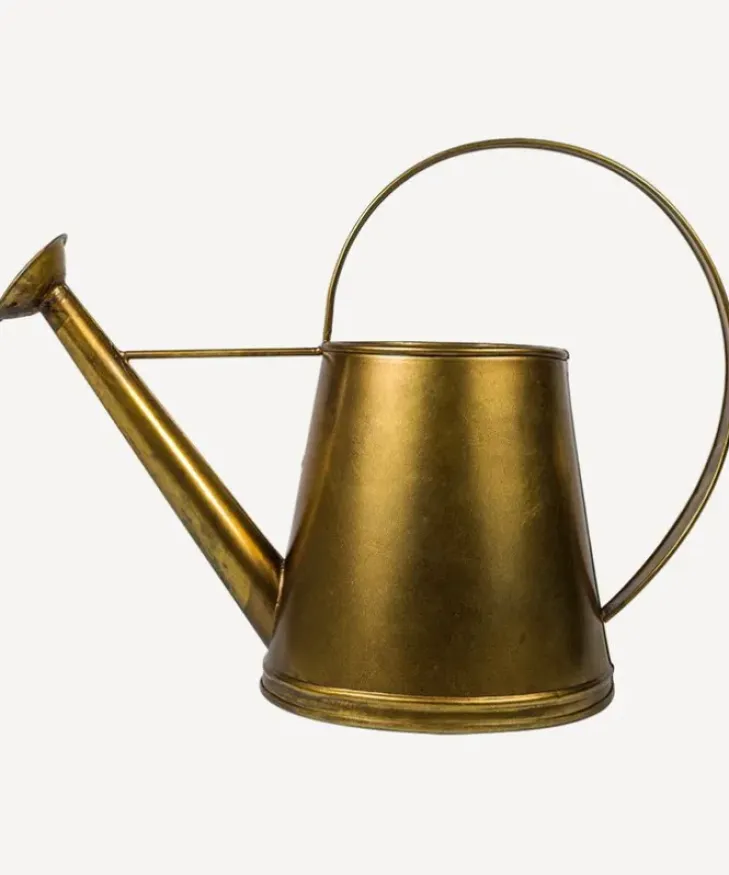 Fashion Alloy Gold Watering Can Garden Accessories