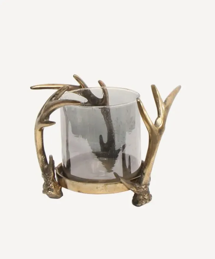 Hot Antler Hurricane Candleholders & Hurricanes