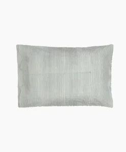 Best Athena Handblock Blue/Natural Pillow Covers (2PC) Bed Linen