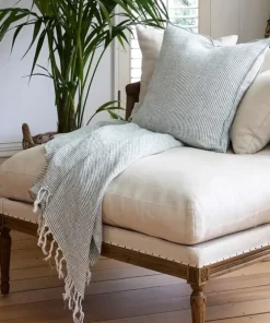 New Bayside Pinstripe Throw Throws & Blankets
