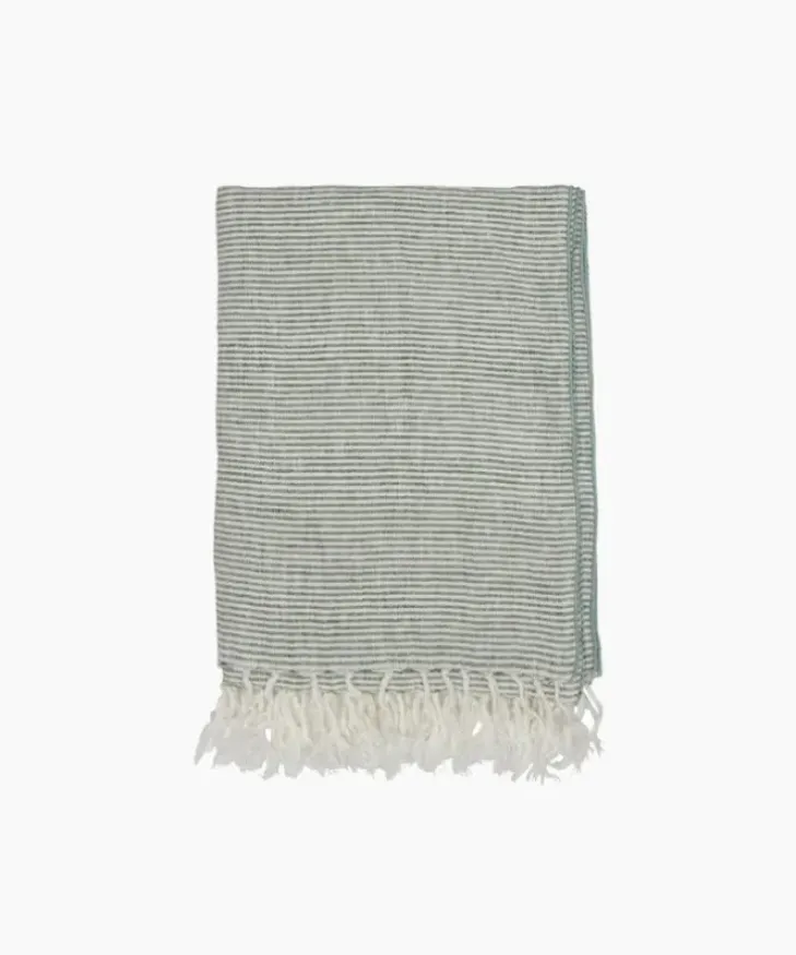 New Bayside Pinstripe Throw Throws & Blankets