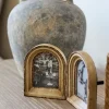 Sale Beech Double Arch Photo Frame 2.5x3.5 Photoframes