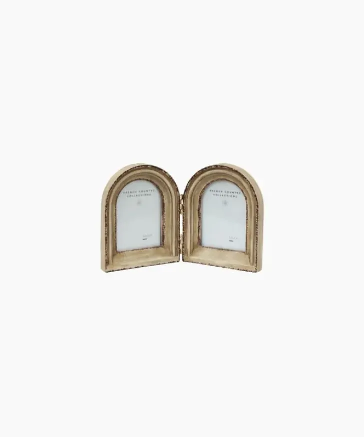 Sale Beech Double Arch Photo Frame 2.5x3.5 Photoframes