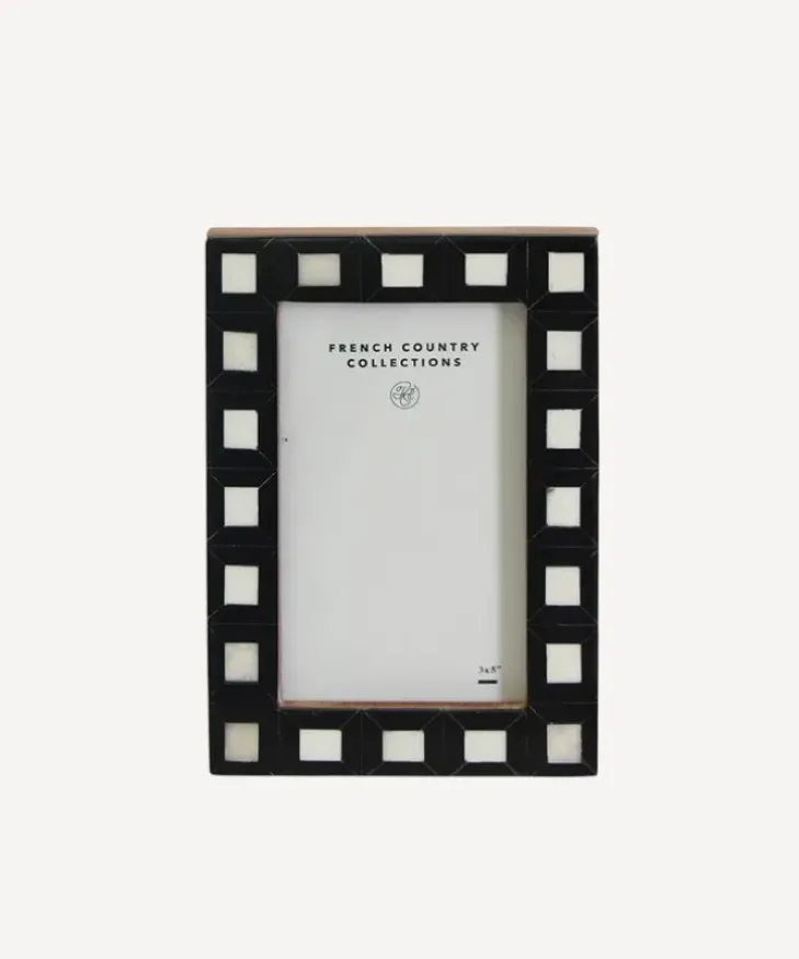 Hot Black & White Squares Photo Frame 3x5" Photoframes