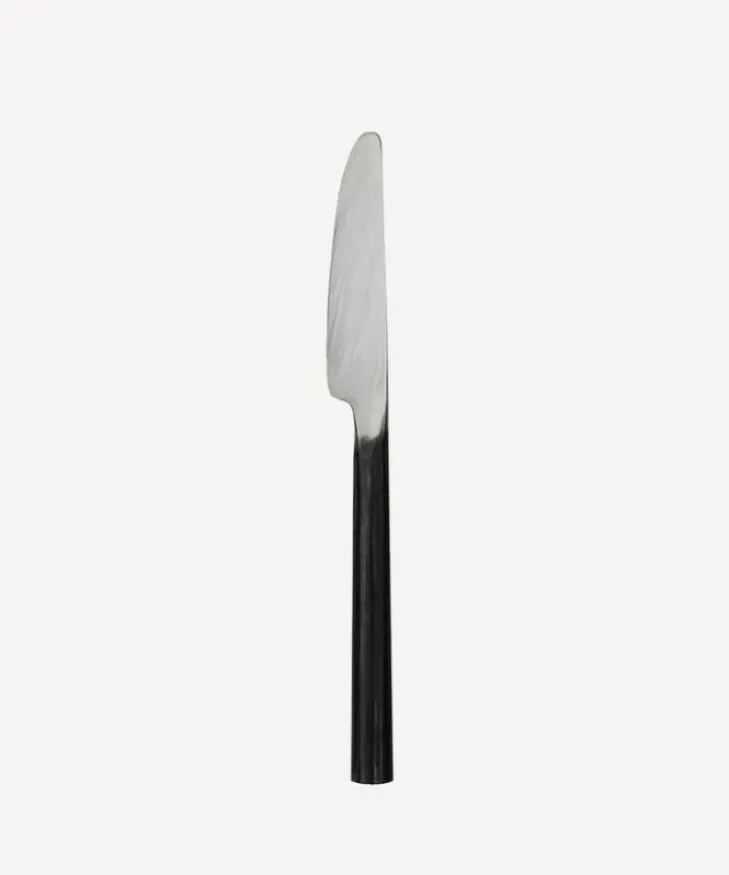 Hot Black Handle Dessert Knife Cutlery & Utensils