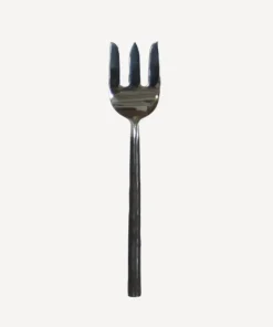 Fashion Black Handle Serving Fork Small Cutlery & Utensils