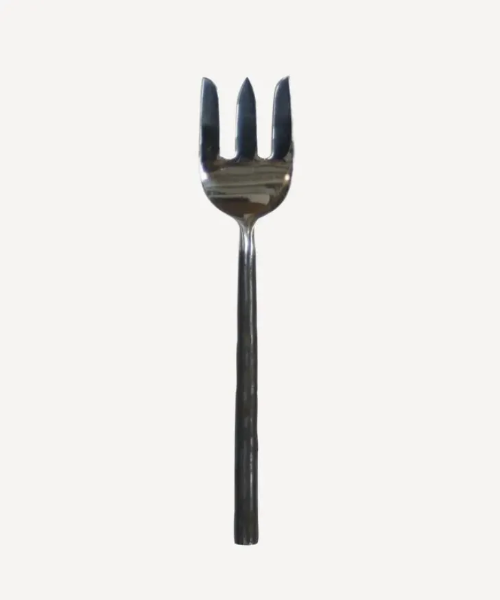Fashion Black Handle Serving Fork Small Cutlery & Utensils