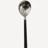 New Black Handle Soup Spoon Cutlery & Utensils