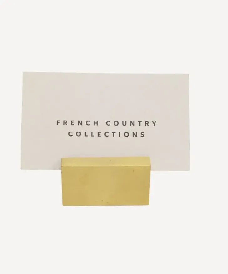 Best Brass Card Holder Rectangle Decorative Objects