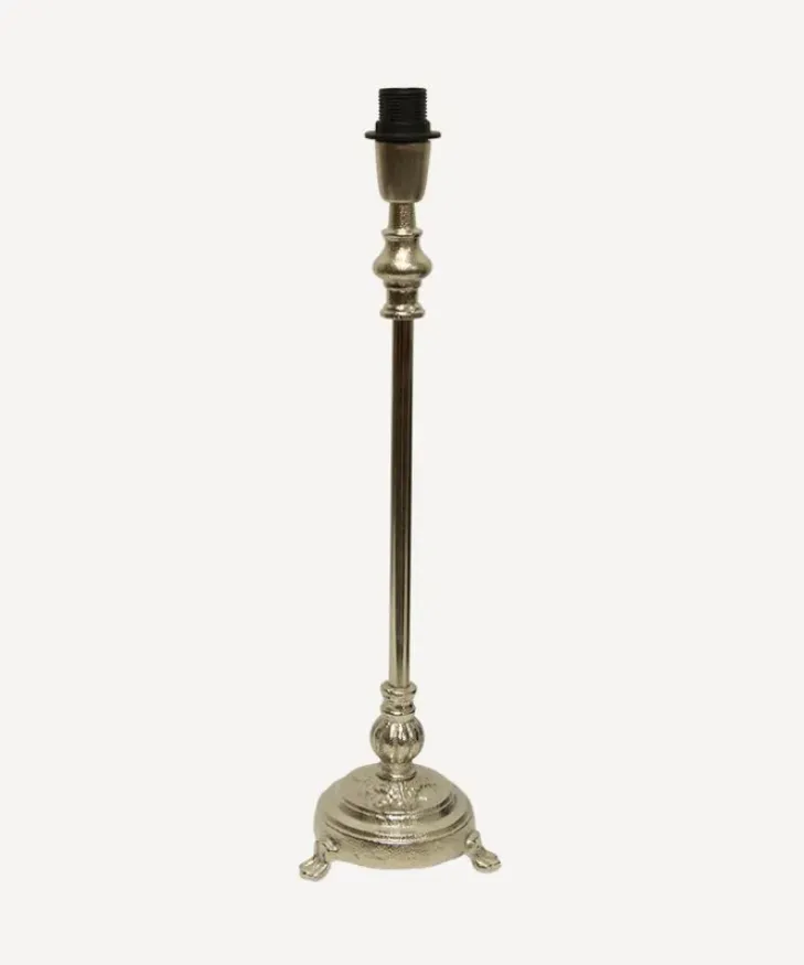 Online Clara Lampbase Antique Silver Lampbases