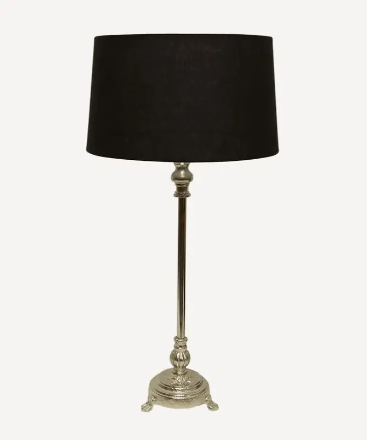 Online Clara Lampbase Antique Silver Lampbases