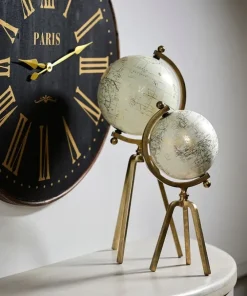 Discount Cream Gold Globe Large Decorative Objects