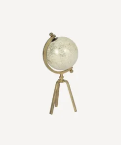 Discount Cream Gold Globe Small Decorative Objects
