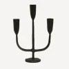 Discount Dax 3 Light Black Candlestand Candleholders & Hurricanes