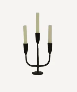 Discount Dax 3 Light Black Candlestand Candleholders & Hurricanes