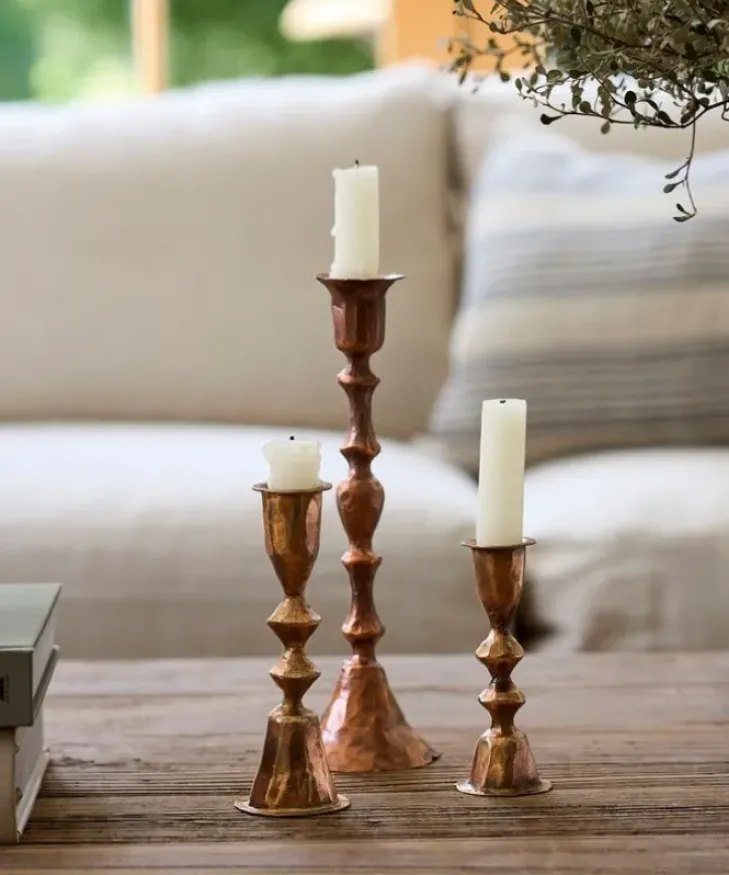 Fashion Diamond Candleholder Medium Candleholders & Hurricanes