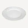Clearance Dragonfly Stoneware White Lunch Plate Dinnerware