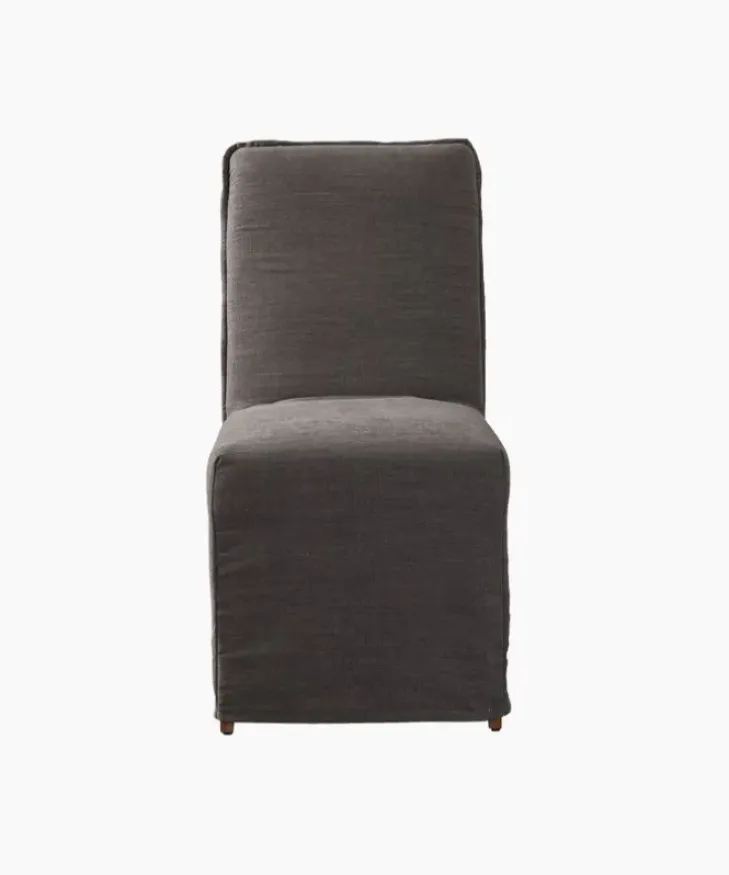 Discount Ellie Slip Cover Dining Chair Grey Chairs – Dining