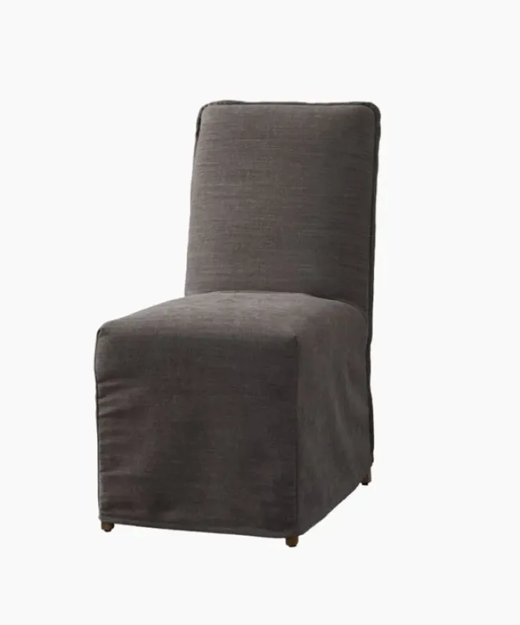 Discount Ellie Slip Cover Dining Chair Grey Chairs – Dining