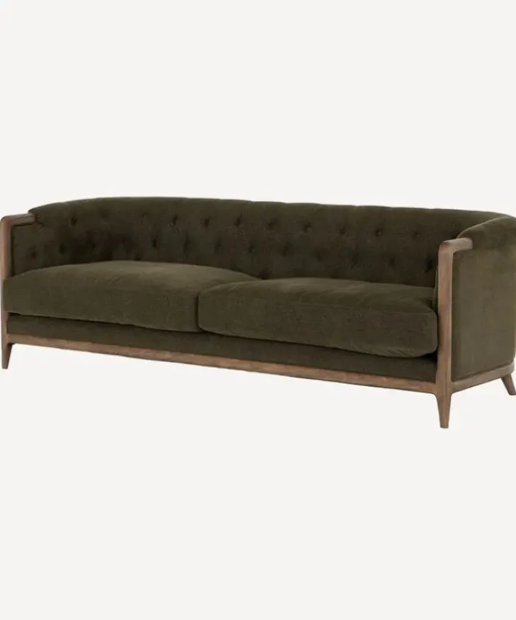 Fashion Ellsworth Sofa Olive Green Sofas & Daybeds