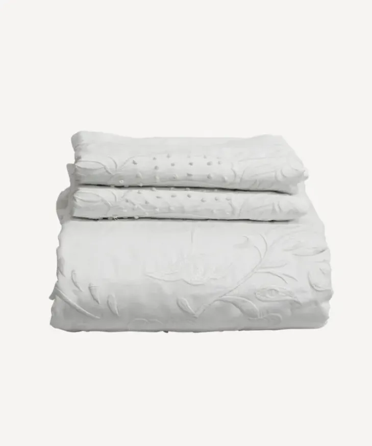 Hot Embelli Euro Pillow Cases White (2PC) Bed Linen
