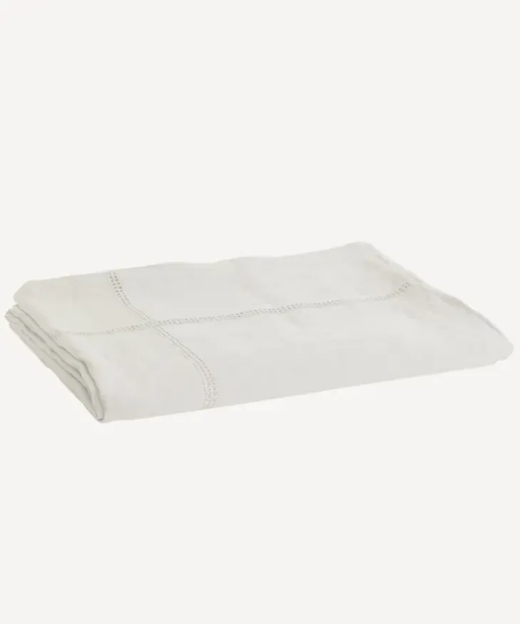 Hot Emilie Linen Duvet Cover Queen Ecru Bed Linen
