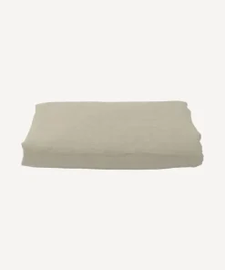 Fashion Emilie Linen Fitted Sheet Super King Sand Bed Linen