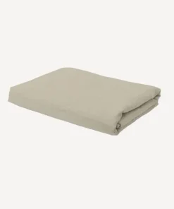 Online Emilie Linen Fitted Sheet Queen Sand Bed Linen