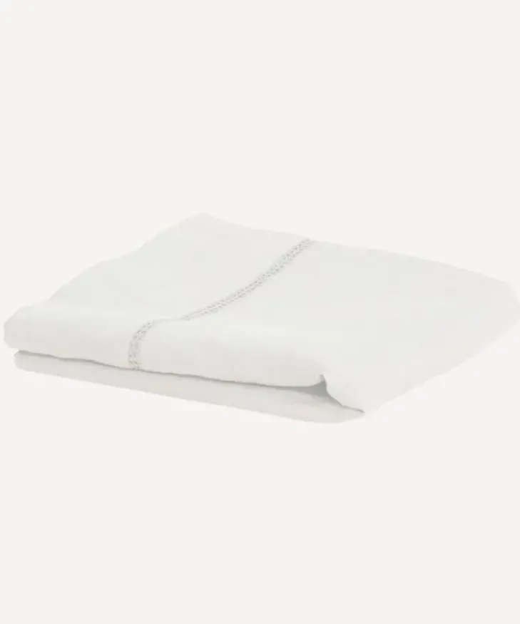 Outlet Emilie Linen Flat Sheet Queen Ecru Bed Linen