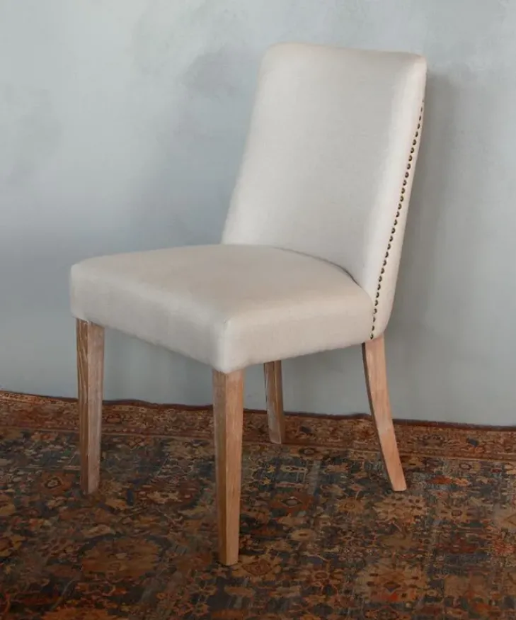 Outlet Emmett Dining Chair Natural Linen Chairs – Dining