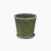 Clearance Evergreen Plant Pot & Saucer Medium Urns, Vases & Planters