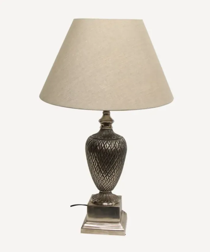 Online Finial Antique Silver Lampbase Lampbases