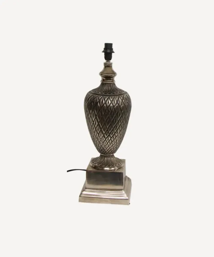 Online Finial Antique Silver Lampbase Lampbases