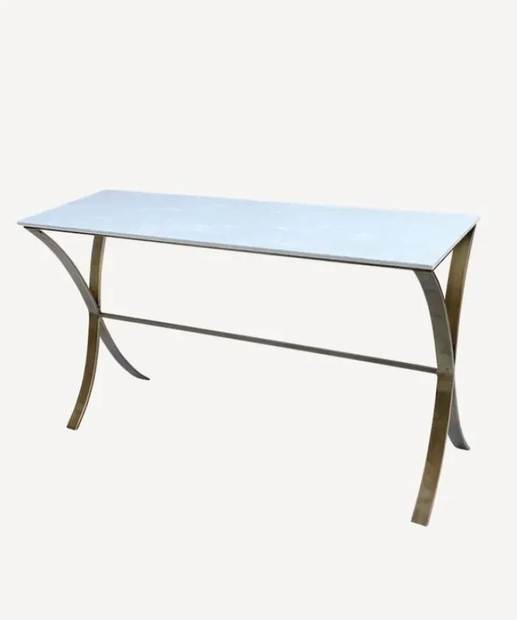 Fashion Fluted Iron Console Sideboards