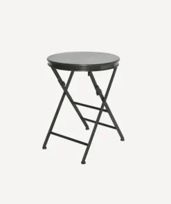 Discount Folding Side Table Short Black Tables - Coffee & Side