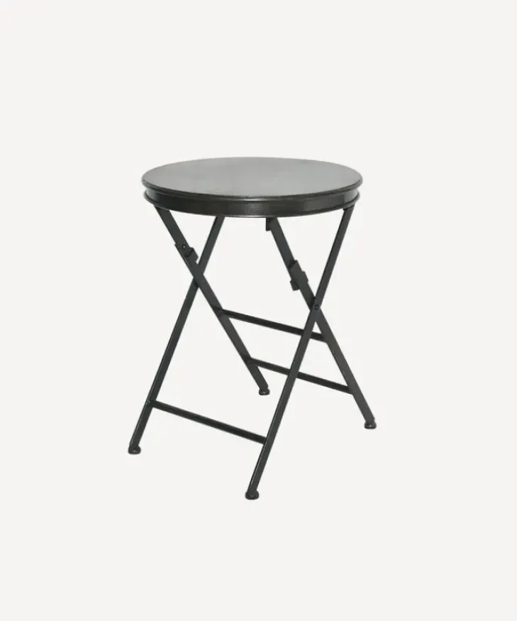 Discount Folding Side Table Short Black Tables - Coffee & Side