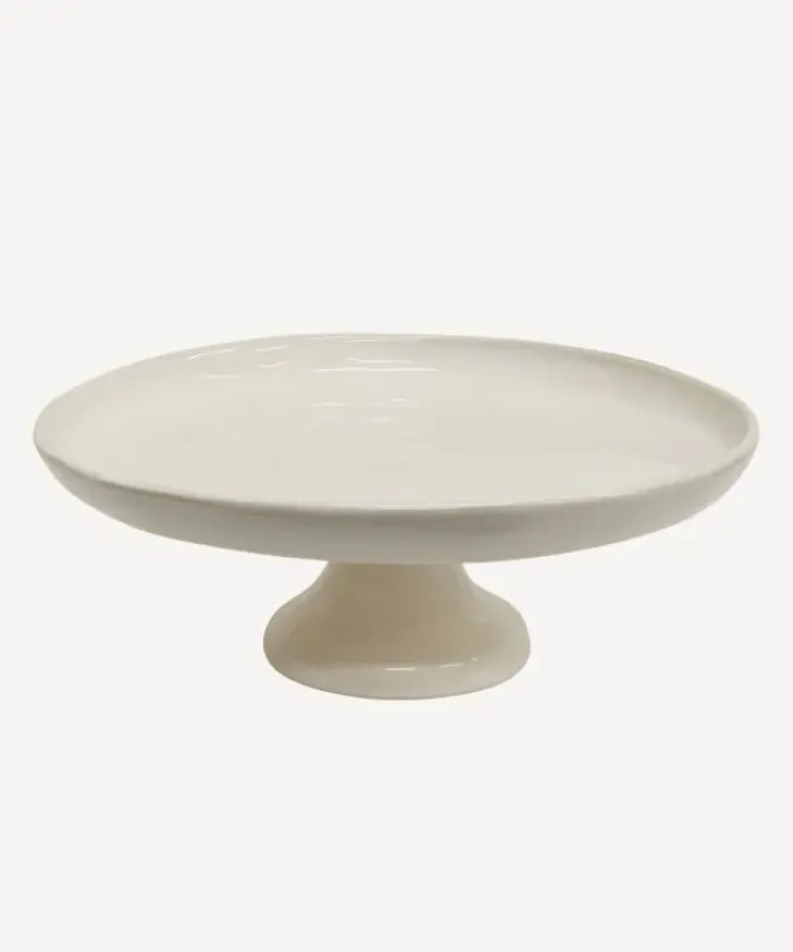 Online Franco Rustic White Cake Stand Cakestands & Domes