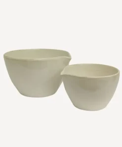 Sale Franco Rustic White Mixing Bowls (SET2) Kitchen & Dining Accessories