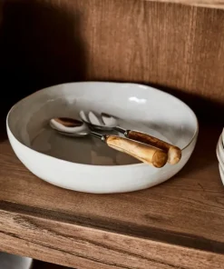 Discount Franco White Large Serving Bowl Dinnerware