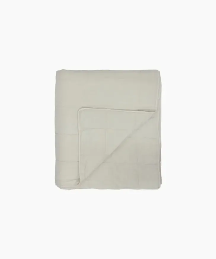 New Freya Quilt Ecru Small Bed Linen