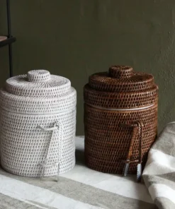 New Geneva Ice Box with Tongs Jugs & Decanters
