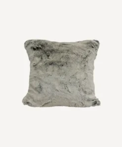 Discount Glacier Faux Fur Cushion Square Cushions