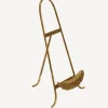 Fashion Golden Feather Plate Stand Platestands & Bookstands