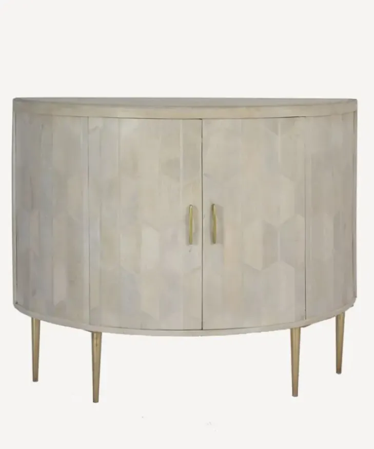 Sale Half Round Parqutery Cabinet Sideboards