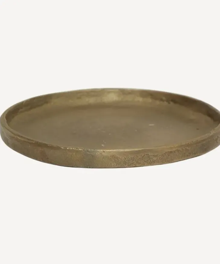 New Handforged Brass Plate Large Decorative Objects