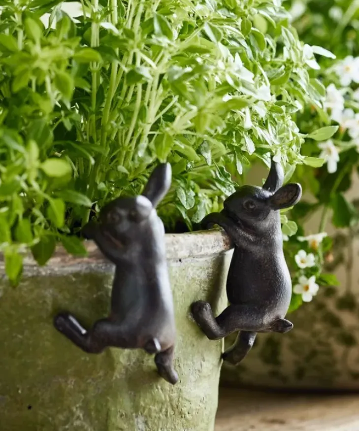 Sale Hanging Bunny Decor Brown (4PC) Decorative Objects