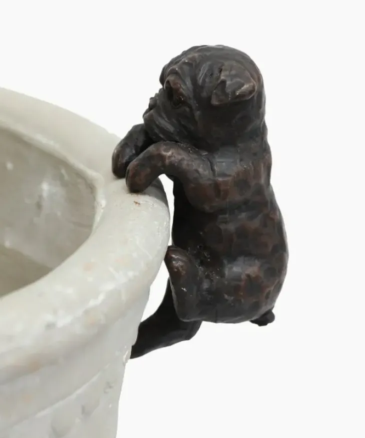 Hot Hanging French Bulldog Dark Brown (4PC) Decorative Objects