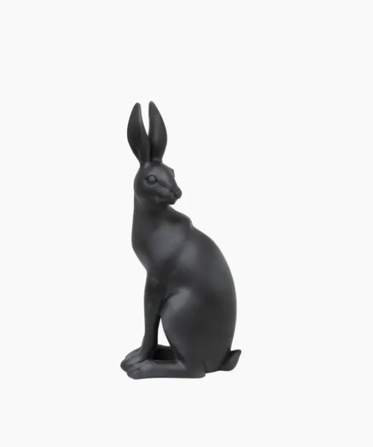 Clearance Harold the Hare Turning Black Decorative Objects