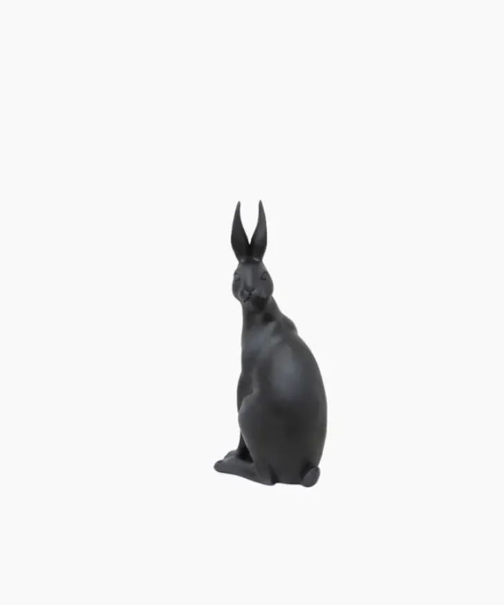Clearance Harold the Hare Turning Black Decorative Objects